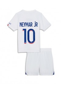 Paris Saint-Germain Neymar Jr #10 Babyklær Tredje Fotballdrakt til barn 2022-23 Korte ermer (+ Korte bukser)